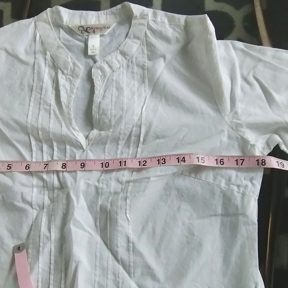 Floral Tunic Peasant Blouse - Picture 7 of 8